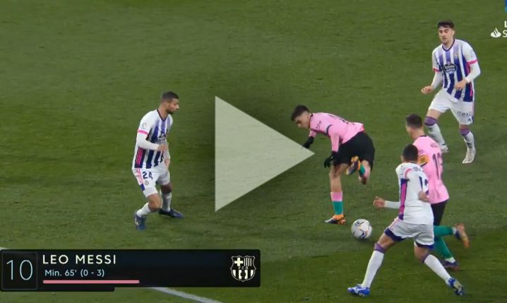 Tak Pedri asystował przy golu Messiego na 3-0... [VIDEO]
